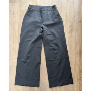 Spanx Pants Size Women's Sm Wide Leg Trouser Dark Grey Pullon 29"